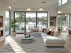 Wilton rug - Nevada (beige/white)