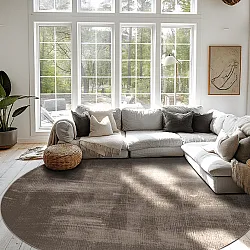 Round rug - Olmedo (grey/beige)