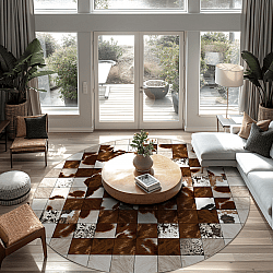 Round rug - Panarea (brown)