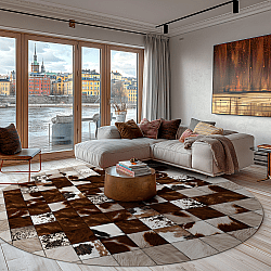 Round rug - Panarea (brown)