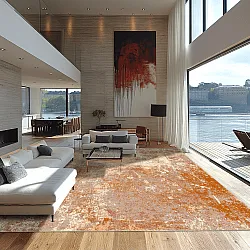 Wilton rug - Pavoa (orange)
