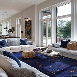 Wilton rug - Peralta (blue)