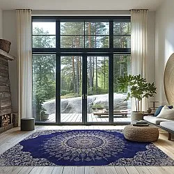 Wilton rug - Sandrigo (blue/beige)