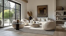 Wilton rug - Santi (beige/white)