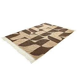 Shaggy rugs - Siberia Natural Cotton Shaggy (beige/brown)