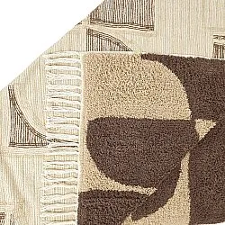 Shaggy rugs - Siberia Natural Cotton Shaggy (beige/brown)