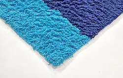 Shaggy rugs - Taro Natural Cotton Shaggy (blue)