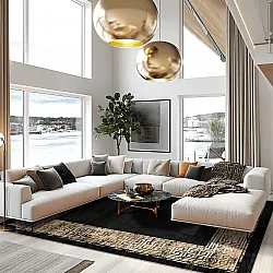 Wilton rug - Tilos (black)