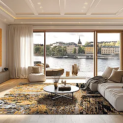 Wilton rug - Tizzano (gold/multi)