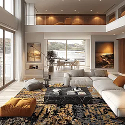 Wilton rug - Tizzano (gold/multi)