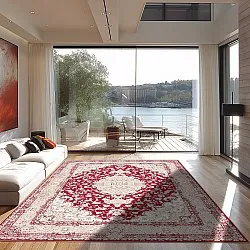 Wilton rug - Vakifli (red/multi)