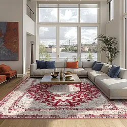 Wilton rug - Vakifli (red/multi)