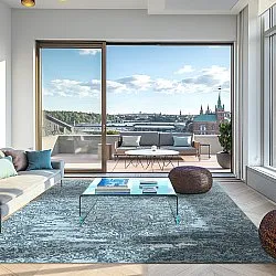 Wilton rug - Valenza (blue)