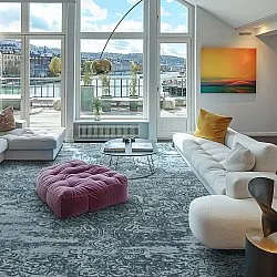 Wilton rug - Valenza (blue)