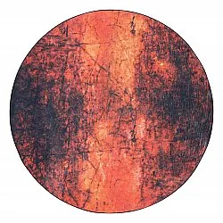 Round rug - Wells (orange)
