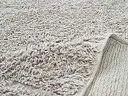 Round rug - Willow Natural Cotton Shaggy (greige)