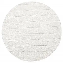 Round rug - Willow Natural Cotton Shaggy (offwhite)