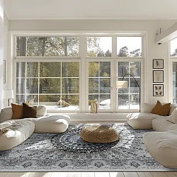 Wilton rug - Yelda (white/multi)