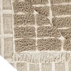 Shaggy rugs - Zola Natural Cotton Shaggy (beige)