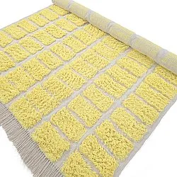 Shaggy rugs - Zola Natural Cotton Shaggy (yellow)