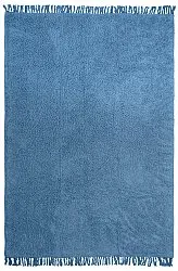 Shaggy rugs - Alba Natural Cotton Shaggy (blue)