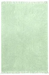 Shaggy rugs - Alba Natural Cotton Shaggy (light green)