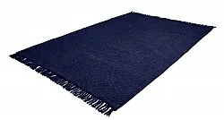 Shaggy rugs - Alba Natural Cotton Shaggy (dark blue)