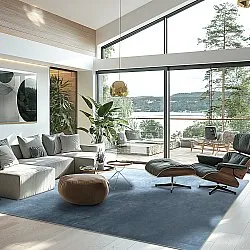 Wilton rug - Artena (bluish grey)