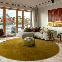 Round rug - Artena (ocher)