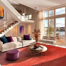 Wilton rug - Artena (red)