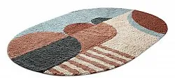 Oval rug - Osmery Natural Cotton Shaggy (multi)