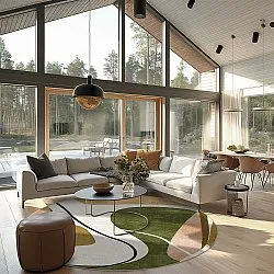 Round rug - Cressida (multi)