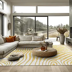 Wilton rug - Zebra (yellow)