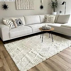 Shaggy rugs - Rostock (offwhite)