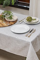 Cotton tablecloth Merja (grey)