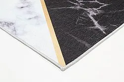 Wilton rug - Savino (black/white/pink)