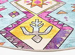 Round rug - Misare (blue/multi)