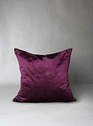 Velvet cushion cover - Marlyn (dark purple)