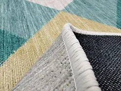 Round rug - Temara (blue/multi)