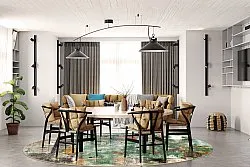 Round rug - Calabria (multi)
