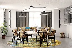 Round rug - Catania (multi)