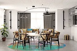 Round rug - Trento (multi)