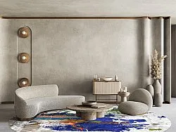 Round rug - Como (multi)