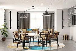 Round rug - Vasto (multi)