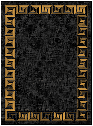 Wilton rug - Myra (black/gold)