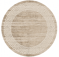 Round rug - Mytos (beige/white)