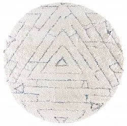 Round rugs - Valencia (blue/multi)