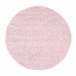 Round rugs - Trim (pink)