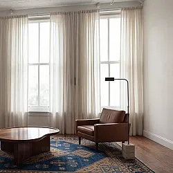Curtains 2-Pack - Linen Curtain Noemi (beige)