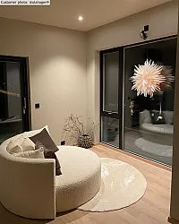 Round rugs - Aranga Super Soft Fur (beige)